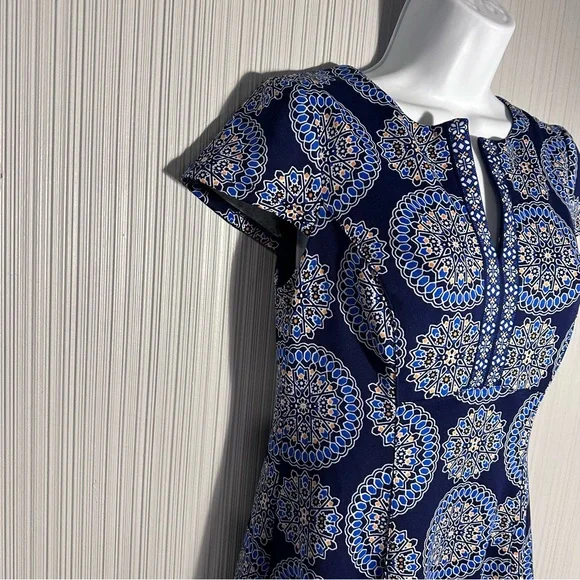 Chico’s blue knee length dress size 00 equivalent to XS - Picture 6 of 11